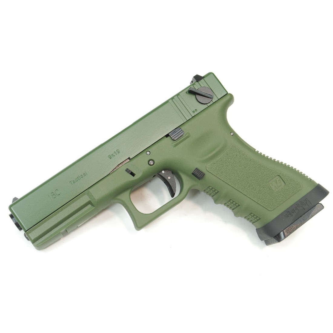 WE G18C OD (OD/OD) - G18C - WE G Series (Glock) - WE Pistols (GBBP) - Guns