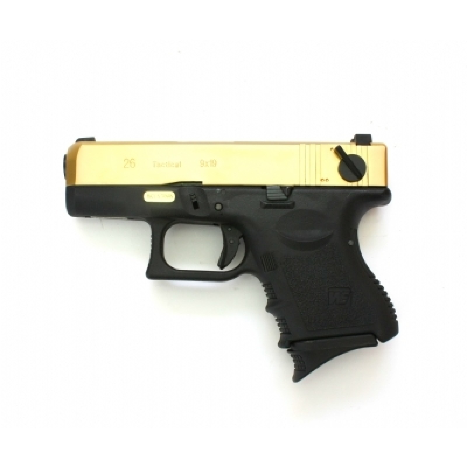 We G26 Gen3 Gold Version G26 We G Series Glock We Pistols Gbbp Guns
