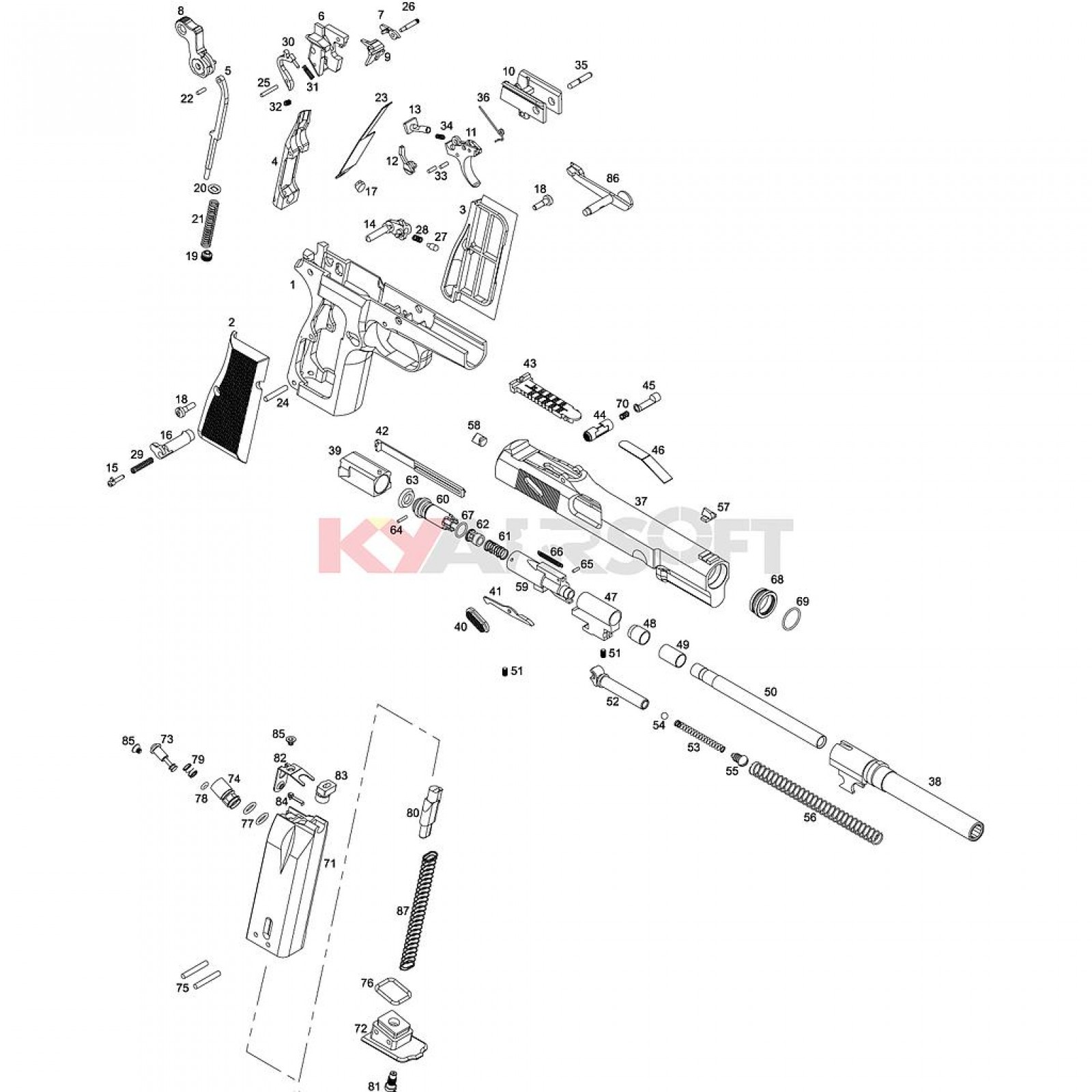 B Series Hi-Power #74 - B Series (Hi-Power Browning) - B ...