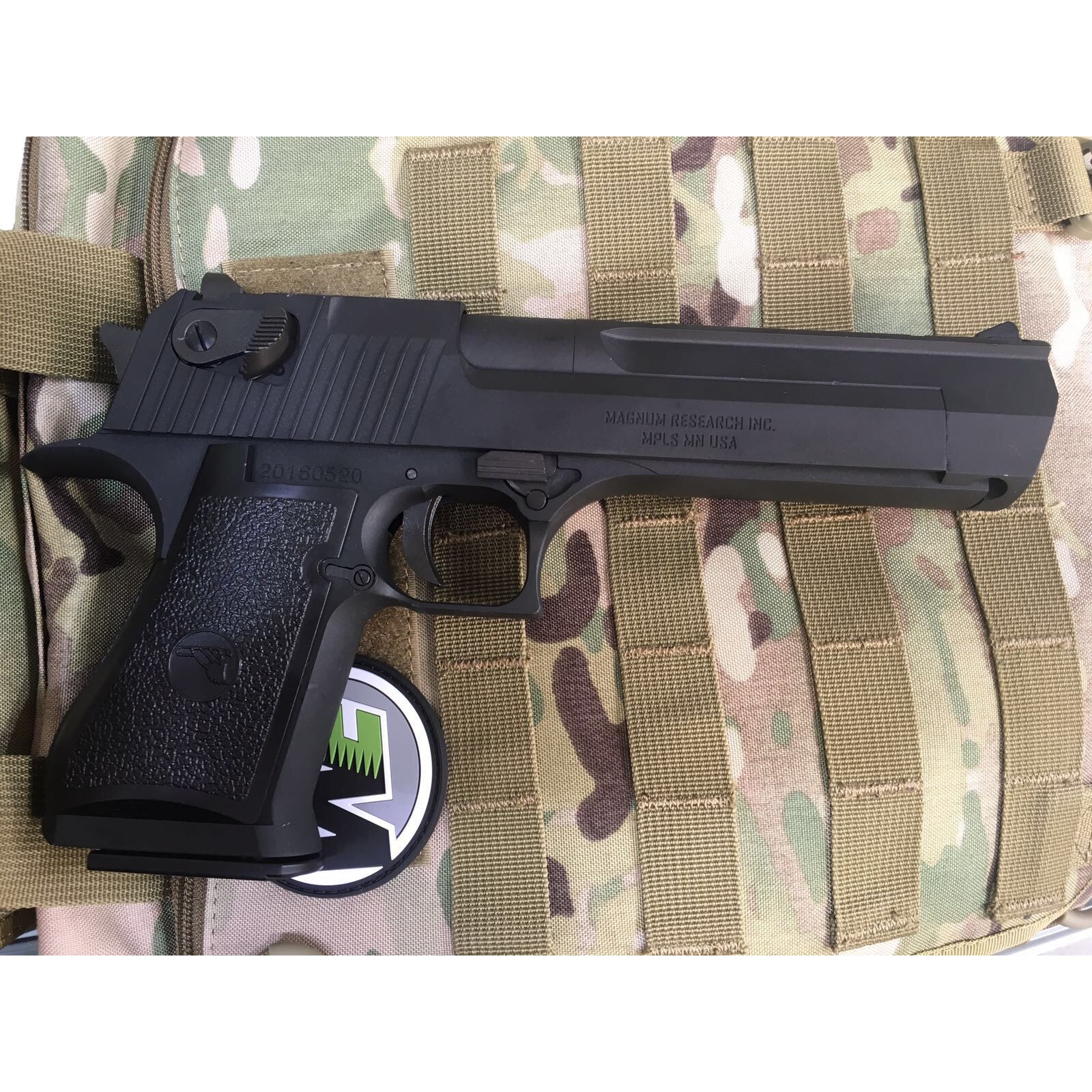 We Cybergun Licensed Desert Eagle 50 Cal Gbb Pistol With Marking Black We Desert Eagle 50 Cal Series We Pistols Gbbp Guns