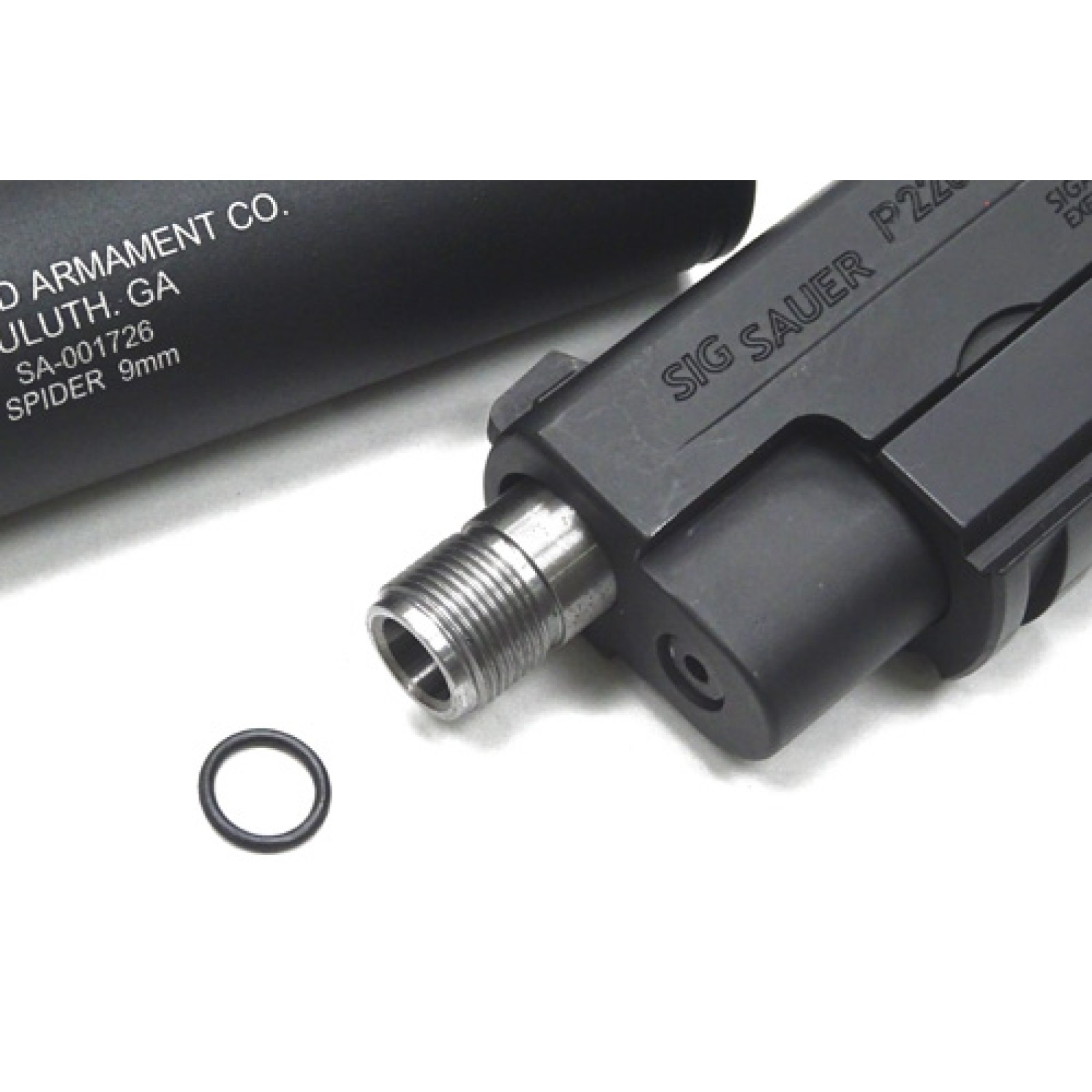 Compact Pistol Silencer 14mm Negative