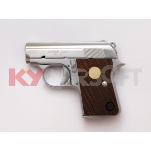 KY custom WE CT25 GBB pistol (Silver, JUNIOR 25 Marking)