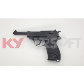 WE P38 Black Classic Pistol (Full marking, AC 42 ) 