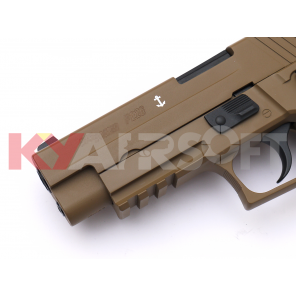 KY CUSTOM WE F226 MK25 GBB PISTOL FDE (MK25 MARKING)