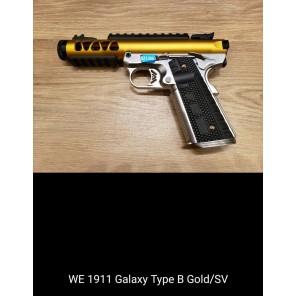 WE 1911 GALAXY Type B GOLD SLIDE / SV FRAME