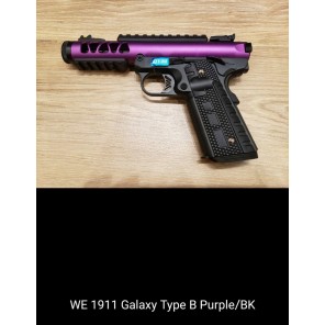 WE 1911 GALAXY Type B  PURPLE SLIDE / BK FRAME