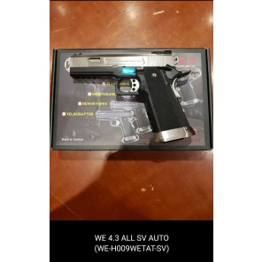 WE HI-capa 4.3 allosaurus Silver GBB Pistol (Full Auto version)