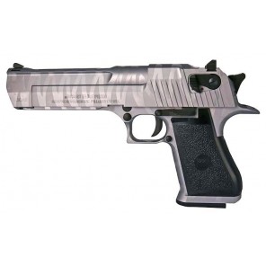 CYBERGUN LICENSED DESERT EAGLE .50 GBB PISTOL (Tiger stripe Silver)