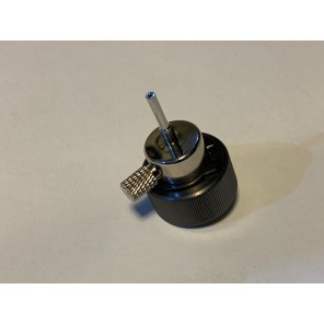 KY custom propane adaptor with Silicone oil port (Black)