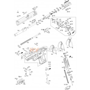 Big Bird #005 Hammer Sear [ ! Full-Auto Only ] Black AUTO  GBBP