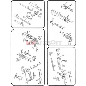 WE Hi-Capa 4.3 PART# 071     GBBP