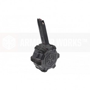 AW Customs - ADAPTIVE 300RDS DRUM MAGAZINE - (M9) MB SERIES(Black)