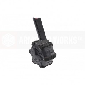 AW Customs - ADAPTIVE 300RDS DRUM MAGAZINE - (1911) NE SERIES (Black)