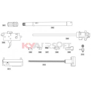 SCAR L Open Bolt Kit #2 GBBR