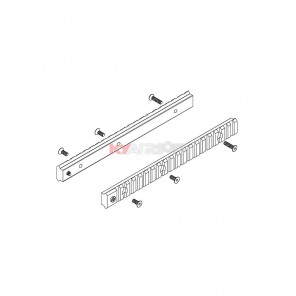 WE SCAR-H SSR AEG Upper Receiver Side Rail Set #WESC-49