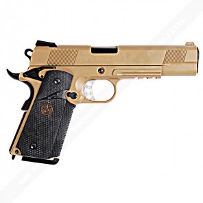 WE 1911 MEU TAN (Full marking TACTICAL RAIL)