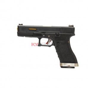 WE G17 T1 (BK/GD//BK)  (2 Magazine bundle)