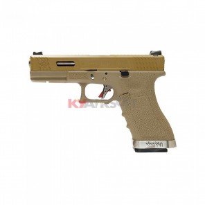 WE G17 T10 (TAN/SV/TAN) (2 magazines bundle)