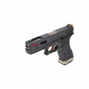 WE G17 T5 - BK SLIDE/SV BARREL/BK FRAME (2 magazines bundle)
