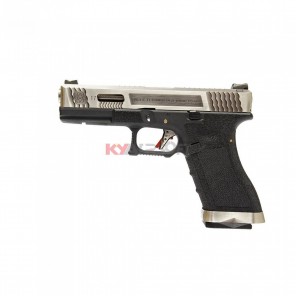WE G17 T7 - SV SLIDE/SV BARREL/BK FRAME (2 magazines bundle)