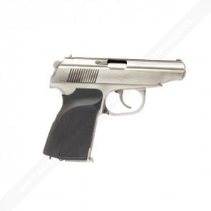 WE Metal MAKAROV GBB Pistol with Silencer Silver