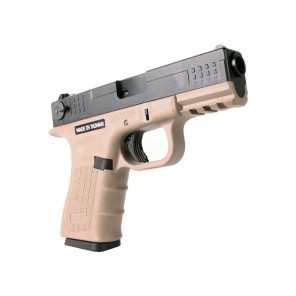 ISSC Licensed M-22 Full Metal Airsoft GBB Gas Blowback Pistol by WE (Color: Desert / Green Gas)