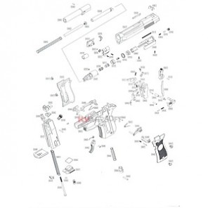 WE M84 Series  (Complete Nozzle housing assembly)