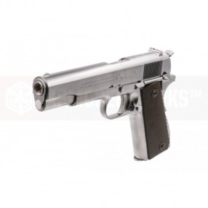 CYBERGUN COLT 1911A1 (SILVER / CO2&GAS) 2 magazine