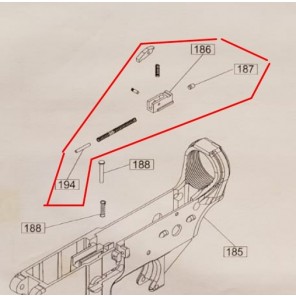 WE PCC M4 / 888 valve knocker assembly 