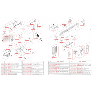 WE SCAR-L AEG Pistol Grip Set #WESC-21