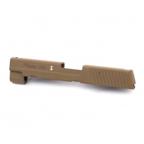 KY custom F226/MK25 slide with CNC custom marking (#F 226 #S-01) FDE