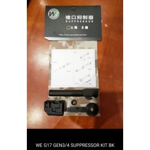 WE G17 SUPPRESSOR KIT Black (Gen3 & Gen4)