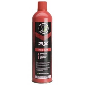 Airsoft Premium "3X" High Performance Gas 10.5oz by WE (Qty: 1 Can / Red)  ( Ship by Surface Mail Only )