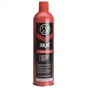 Airsoft Premium "3X" High Performance Gas 10.5oz by WE (Qty: 25pcs BOX / RED)  ( Ship by Surface Mail Only )