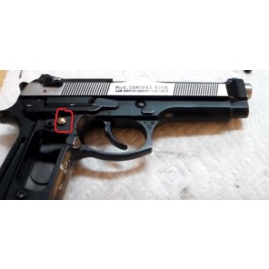 M9 BIOHAZARD SEMI trigger bar srping holding screw # None-parts number 