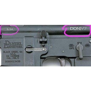 M4 #22 Upper Receiver GBBR BK + Custom Laser marking