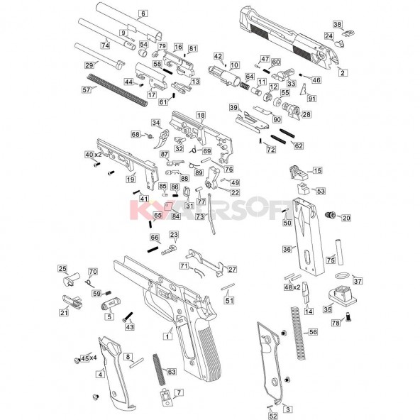 M9 Series Mini M92 Series Biohazard Series We Pistols