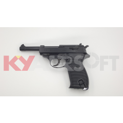 WE P38 Black Classic Pistol (Full marking, AC 42 )