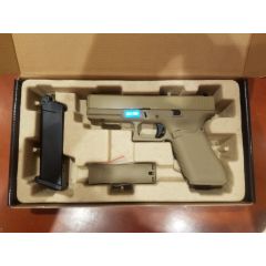 KY custom WE G17 GEN5 GBB Pistol TAN (2 Magazine Bundle)