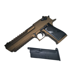 "Cerakote Item" CYBERGUN LICENSED DESERT EAGLE .50 L6 GBB PISTOL (Burnt Bronze H-148)