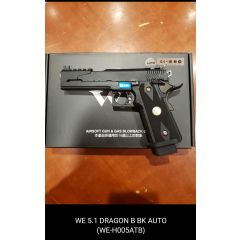 KY bundel WE HI-capa 5.1 Dragon B BK GBBP(Full Auto)(2 magazine bundle)