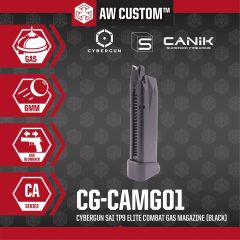 CYBERGUN CANIK TP9 ELITE COMBAT GAS MAGAZINE (BLACK)