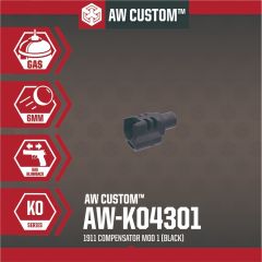 AW Custom 1911 COMPENSATOR MOD 1 (BLACK)