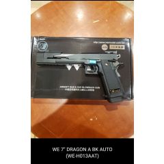 KY bundel WE HI-capa 7"  Dragon A Black GBB Pistol (Full Auto version)(2 magazine bundle)
