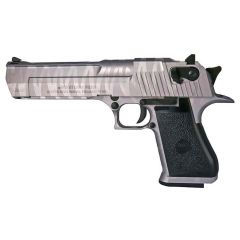 CYBERGUN LICENSED DESERT EAGLE .50 GBB PISTOL (Tiger stripe Silver)