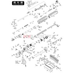 888 C #22 Upper Receiver GBBR