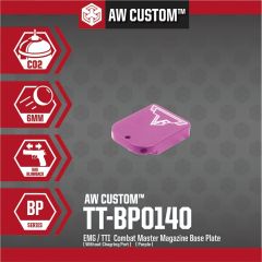 EMG / TTI COMBAT MASTER MAGAZINE BASE PLATE (NO CHARGING PORT- PURPLE)