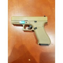 KY custom WE G19XL GBB pistol TAN (2 Magazine Bundle)