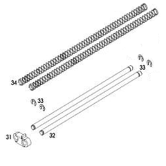 Cybergun Desert Eagle recoil spring set