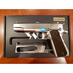 WE 1911 Gas blow back pistol CO2 version(Silver)